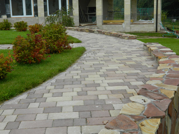 Устройство плитки на песчаное основание